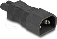 Delock - Tápadapter IEC 60320 - C14 - C7, apa / anya, 2,5 A, egyenes - 80469