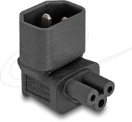 Delock - Tápadapter IEC 60320 - C14 - C5, apa / anya, 2,5 A, 90 -ban hajlított - 80471