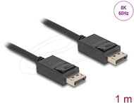 Delock - DisplayPort kábel 8K 60 Hz 40 Gbps 1 m - 80492