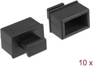 Delock - Porvédő SFP foglalathoz, markolattal, 10 darab, fekete - 64021