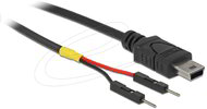 Delock - Mini-B típusú USB tápkábel 2 db. különálló tűfejes apa véggel hossza 10 cm - 85412