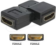 Delock - adapter HDMI anya > HDMI anya 90 balra - 65078