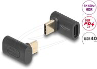 Delock - USB Adapter 40 Gbps USB Type-C PD 3.1 240 W csatlakozódugóval - csatlakozóhüvellyel 8K 60 Hz - 60246