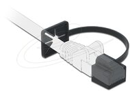 Delock - Porvédő az RJ45 dugó rögzítővel fekete - 86589
