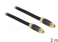 Delock - TOSLINK sztenderd kábel apa - apa 2 m - 86593