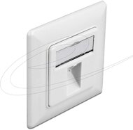 Delock - Keystone 1 portos kompakt csatlakozódoboz - 86981