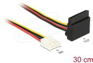 Delock - Tápkábel Floppy 4 tűs anya - SATA 15 tűs anya csatlakozóhoz, fém, 30 cm - 85510