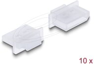Delock - Porvédő DisplayPort típusú kimenethez fogantyúval 10 db áttetsző - 64107
