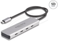 Delock - USB 10 Gbps USB Type-C hub 4 x USB Type-C anya csatlakozóval és 35 cm hosszú csatlakozó kábellel - 64231