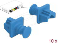 Delock - Porvédő az RJ45 hüvely, 10 darab kék - 86509