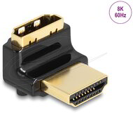 Delock - HDMI adapter apa - anya 90 fok felfelé néző csatlakozódugóval 8K 60 Hz fém - 60017