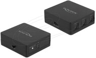 Delock - S/PDIF TOSLINK kapcsolat 1 bemenettel és 3 kimenettel USB tápellátással - 63397