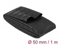 Delock - Zsugorcső X-mintás nem csúszós 1 m x 50 mm fekete - 19607