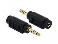 Delock - 4,4 mm-es, 5 tűs sztereó jack apa 3,5 mm-es, 3 tűs sztereó jack anya átalakító - 65994