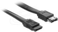 Delock - Kábel SATA 3 Gb/s hüvely > eSATA hüvely 1 m fekete - 85810