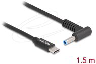 Delock - Laptop töltőkábel USB Type-C apa - HP 4,5 x 3,0 mm apa - 87971