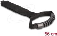 Delock - Szállító pánt tépőzáras rögzítővel Hx 560 x Sz 50 mm fekete 2 db. - 19589