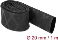Delock - Zsugorcső X-mintás nem csúszós 1 m x 20 mm fekete - 19593