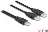 Delock - USB 2.0 kábel A-típusú a 2 x A-tipusú 70 cm - 80000