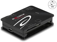 Delock - USB 2.0 kártyaolvasó CF / SD / Micro SD / MS / xD / M2 memóriakártyákhoz - 91007