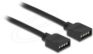 Delock - RGB csatlakozó kábel 4 tűs 12 V-s RGB LED fényhez 30 cm hosszú - 86015