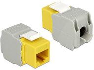 Delock - Keystone modul RJ45 anya > LSA Cat.6 UTP sárga - 86345