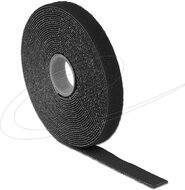 Delock - Hurkolható rögzítok, 5 m x 13 mm (H x Sz) tekercs, fekete - 18711