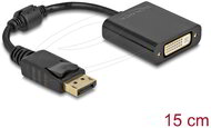 Delock - Adapter DisplayPort 1.1-dugós csatlakozó DVI-csatlakozóhüvely passzív fekete - 61008