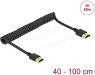 Delock - HDMI feltekert kábel 4K 60 Hz - 84967