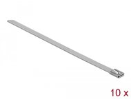 Delock - Rozsdamentes Acél Kábelkötegek Hossza 150 x Szélesség 7,9 mm 10 db. - 18775