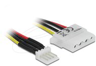 Delock - Tápkábel, 4 tűs Floppy-csatlakozódugó > 4 tűs Molex-csatlakozóhüvely, 30 cm - 85457