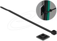 Delock - Kábelkötegelő talp 20 x 20 mm, kábelkötegelővel, melynek hossza 200 mm x szélessége 2,5 mm fe - 18680