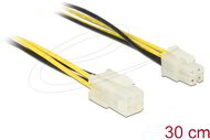 Delock - Bovítokábel, P4, 6 Gb/s, 4 tus csatlakozó > P4 4 tus aljzat, 30 cm - 84954