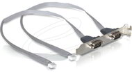 Delock - slot konzol 2 x COM port 2 mm-es - 41791