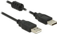 Delock - USB 2.0-s kábel A-típusú csatlakozódugóval > USB 2.0-s, A-típusú csatlakozódugóval, 5,0 m, fekete - 84893