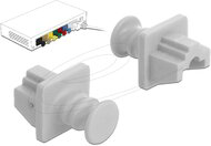 Delock - Porvédo az RJ45 hüvely, 10 darab fehér - 86507
