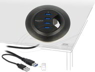 Delock - asztali elosztó 4 portos USB 5 Gbps - 62868