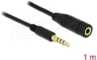 Delock - Hosszabbító kábel Audio Stereo Jack 3.5 mm apa/ anya IPhone 4 pin 1 m - 84666