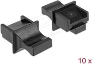 Delock - Porvédo RJ45 típusú kimenethez fogantyúval 10 db fekete - 64020