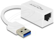 Delock - Adapter SuperSpeed USB (USB 3.1 Gen 1) USB A-típusú csatlakozó > Gigabit LAN 10/100/1000 Mbps - 65905