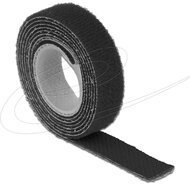 Delock - Hurkolható rögzítok, 1 m x 13 mm (H x Sz) tekercs, fekete - 18709