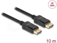 Delock - Kábel Displayport 1.2 dugó > Displayport dugó 4K 60 Hz 10 m - 84862