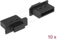 Delock - Porvédő Displayport típusú kimenethez fogantyúval 10 db fekete - 64025