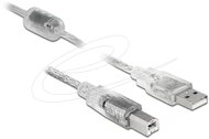 Delock - USB 2.0-s kábel A-típusú csatlakozódugóval > USB 2.0-s, B-típusú csatlakozódugóval 5 m - 83896