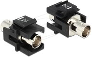 Delock - Keystone modul BNC anya > BNC anya, fekete - 86351