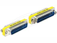 Delock - Sub-D 25 pin apa > apa nemváltó adapter - 65482