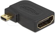 Delock - Nagysebességű HDMI Ethernettel adapter - micro D-dugó > A-dugó, oldalra hajlított - 65352
