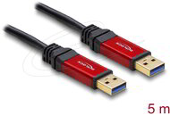 Delock - USB 3.0-A apa / apa kábel, 5 m prémium kábel - 82747