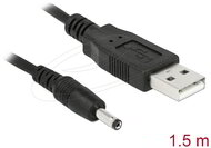 Delock - USB tápkábel DC 3,5 x 1,35 mm-es csatlakozóhoz, 1,5 m - 82377
