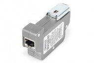 DIGITUS - PoE túlfeszültség-védelem (RJ45), DIN sínre szerelhető, beltéri - DN-95421